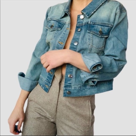 TEXTILE Elizabeth and James Jackets & Blazers - TEXTILE Elizabeth & James NWOT denim jacket